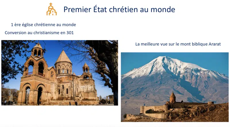 Premier État chrétien au monde Armenia